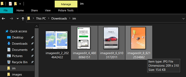 Convert multiple images to PDF Select the images
