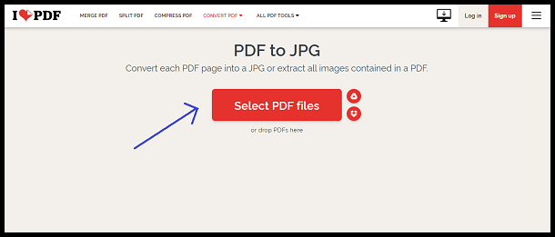 Click on Select PDF files