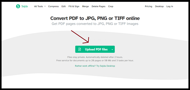 Click on Upload PDF Files