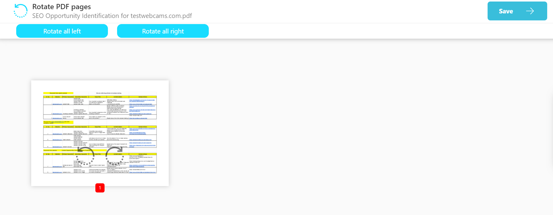 rotate using safePDFkit